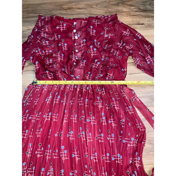 NWT- Women's  Fashion Collection Special Design Midi Dress- Size: Large - Picture 11 of 12